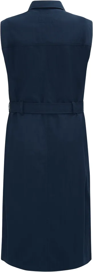 Women Nellie Vest Dark Night Blue Didriksons Vests