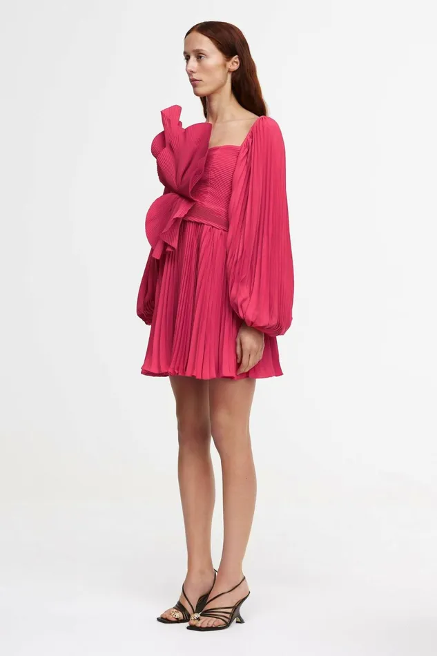 Women NEWTOFT MINI DRESS Berry Pink Acler Pink Dresses