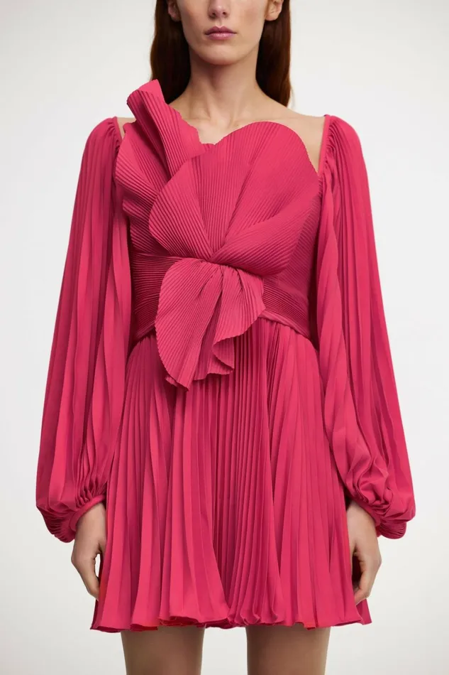 Women NEWTOFT MINI DRESS Berry Pink Acler Pink Dresses