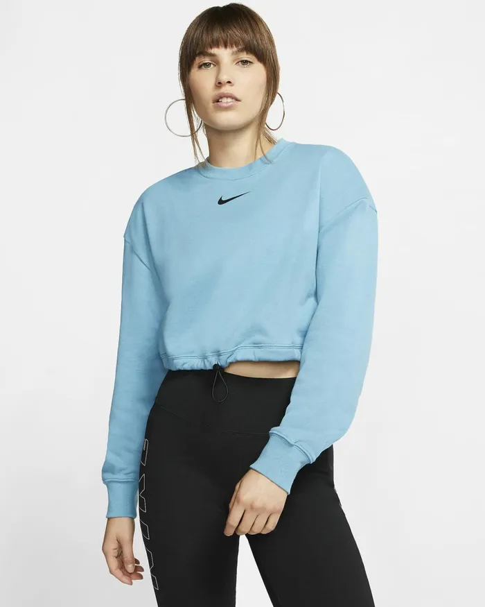 Women Nike All Clothing Sportswear Swoosh Ceruleanblack