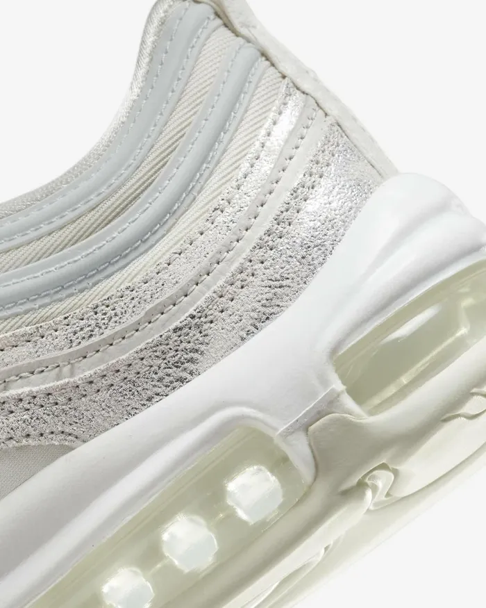 Women Nike All Shoes Air Max 97 Light Bonelight Bonewhitephantom