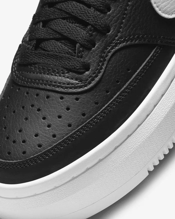 Women Nike All Shoes Court Vision Alta Blackwhite