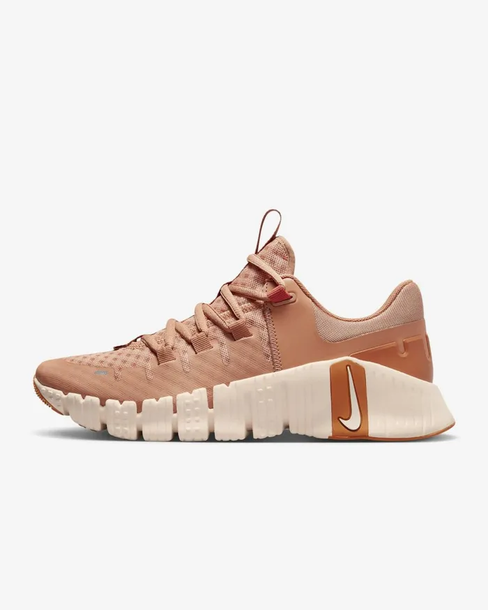 Women Nike All Shoes Free Metcon 5 Amber Brownguava Icemonarchcampfire Orange