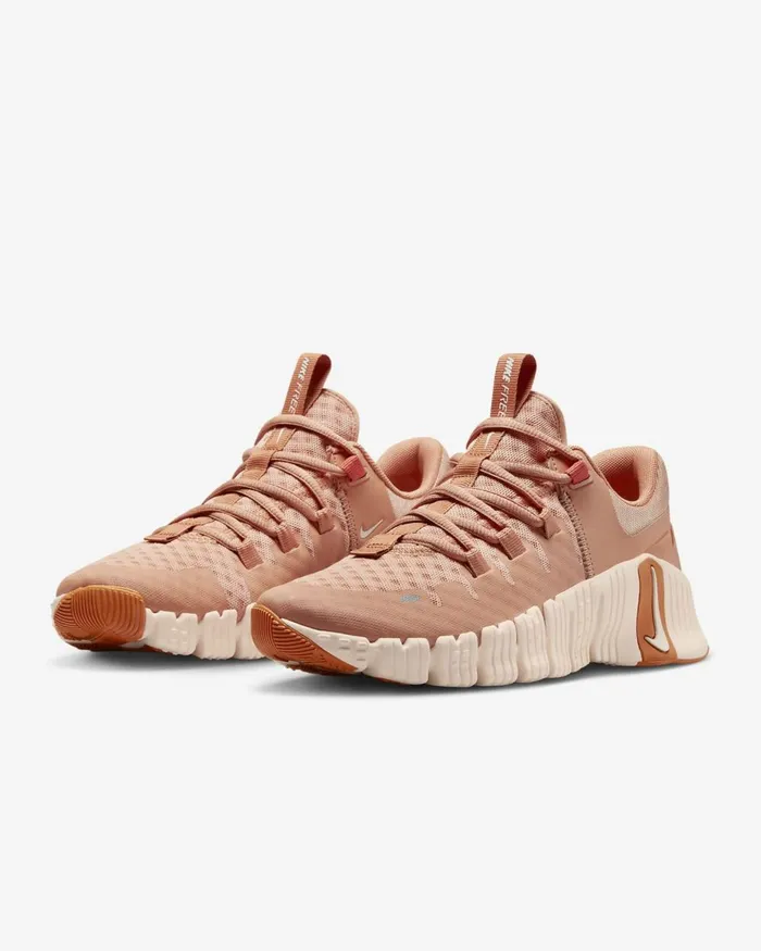 Women Nike All Shoes Free Metcon 5 Amber Brownguava Icemonarchcampfire Orange