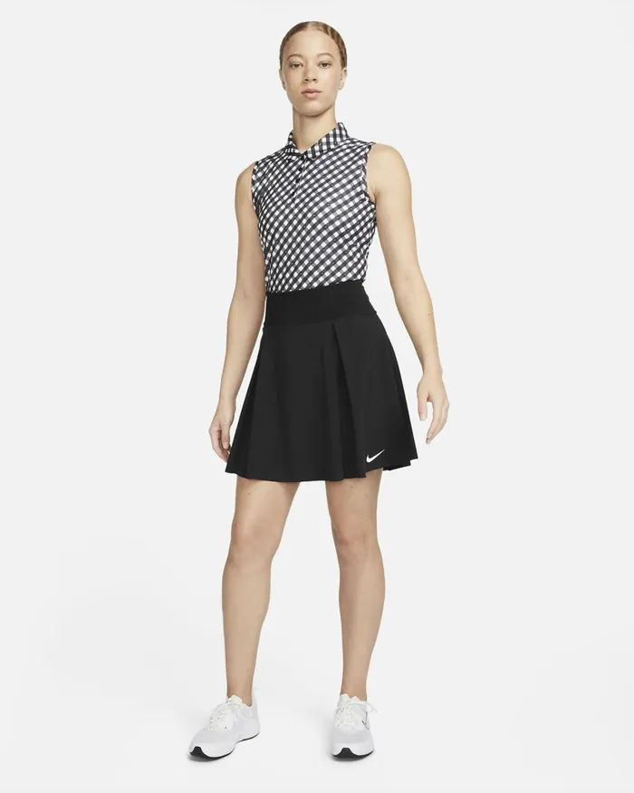 Women Nike Skirts And Dresses DriFIT Advantage Blackwhite