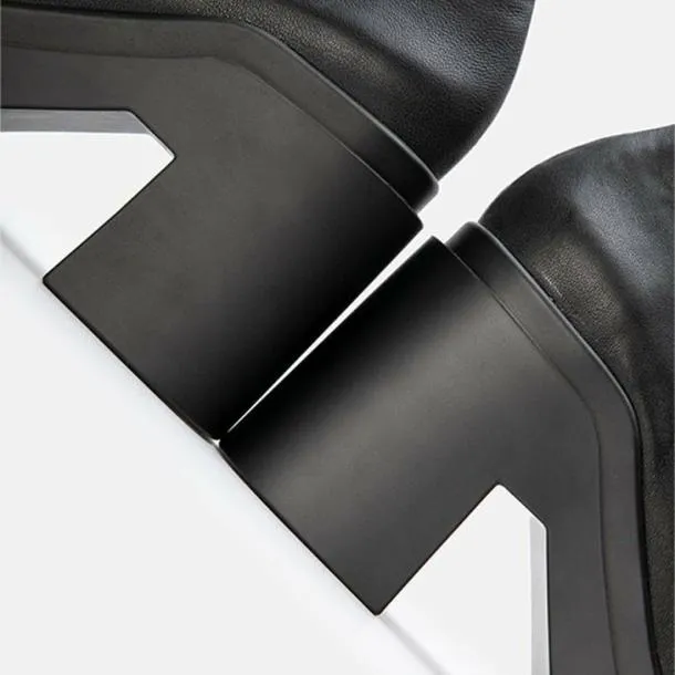Women NINA Stretch Black Clergerie Ankle Boots