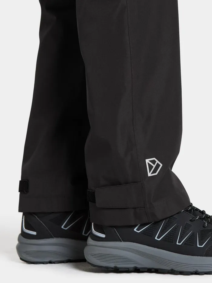 Women Nordic Pants Black Didriksons Waterproof Trousers