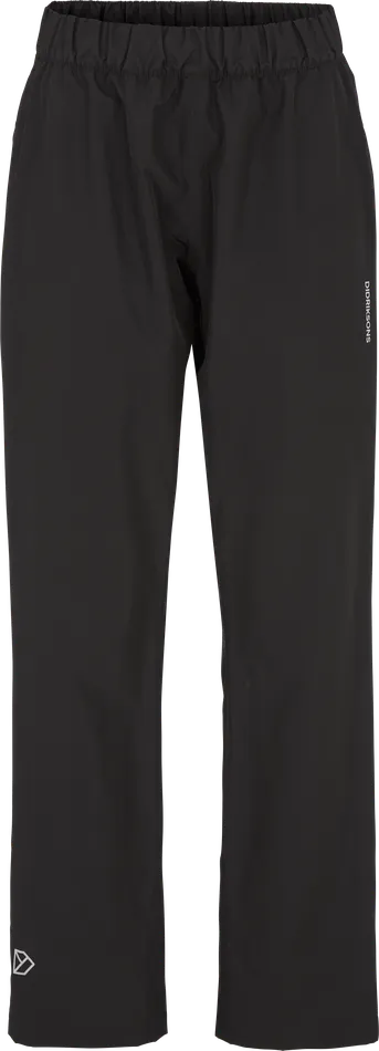 Women Nordic Pants Black Didriksons Waterproof Trousers