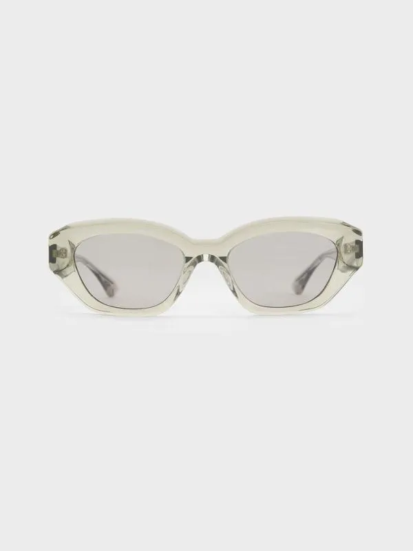 Women Onyx Recycled Acetate CatEye Sunglasses 8211 Grey CHARLES and KEITH Cateye Women Onyx Recycled Acetate CatEye Sunglasses 8211 Grey CHARLES and KEITH Cateye