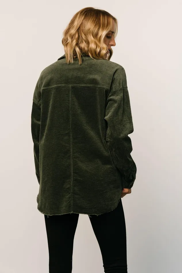 Women Outerwear Baltic Born Greeley Corduroy Jacket Deep Green