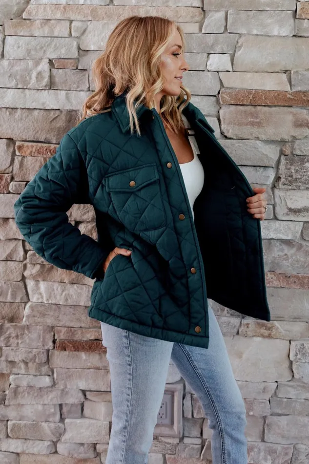 Women Outerwear Baltic Born Nadia Button Up Jacket Emerald