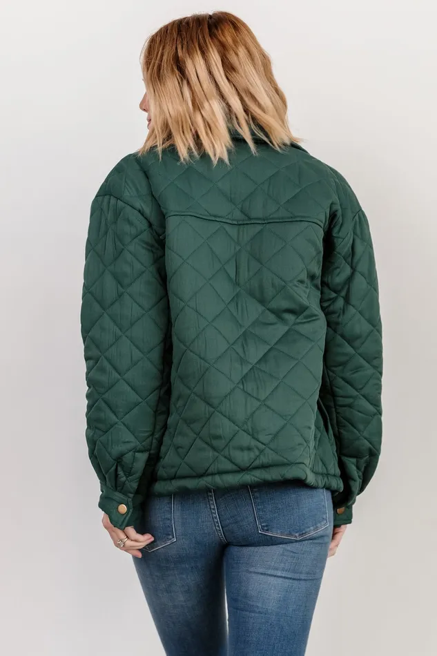 Women Outerwear Baltic Born Nadia Button Up Jacket Emerald