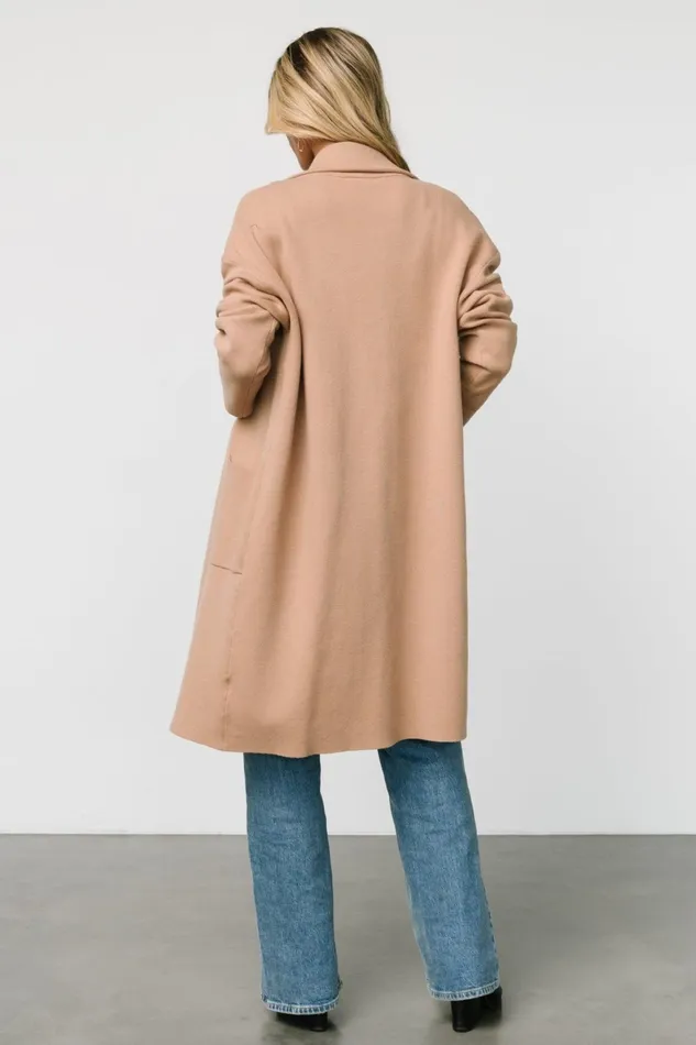 Women Outerwear Baltic Born Roland Long Jacket Light Camel Women Outerwear Baltic Born Roland Long Jacket Light Camel