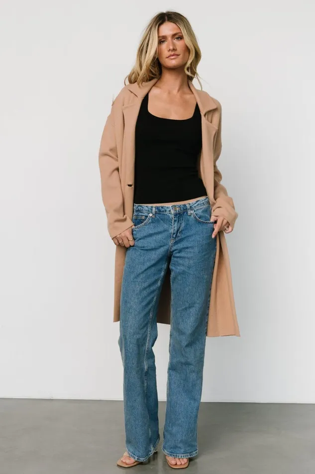 Women Outerwear Baltic Born Roland Long Jacket Light Camel Women Outerwear Baltic Born Roland Long Jacket Light Camel