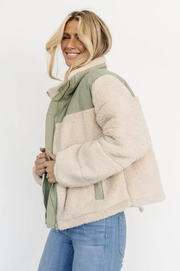 Women Outerwear Baltic Born Weekender Sherpa Puffer Jacket Oatmeal Sage Women Outerwear Baltic Born Weekender Sherpa Puffer Jacket Oatmeal Sage