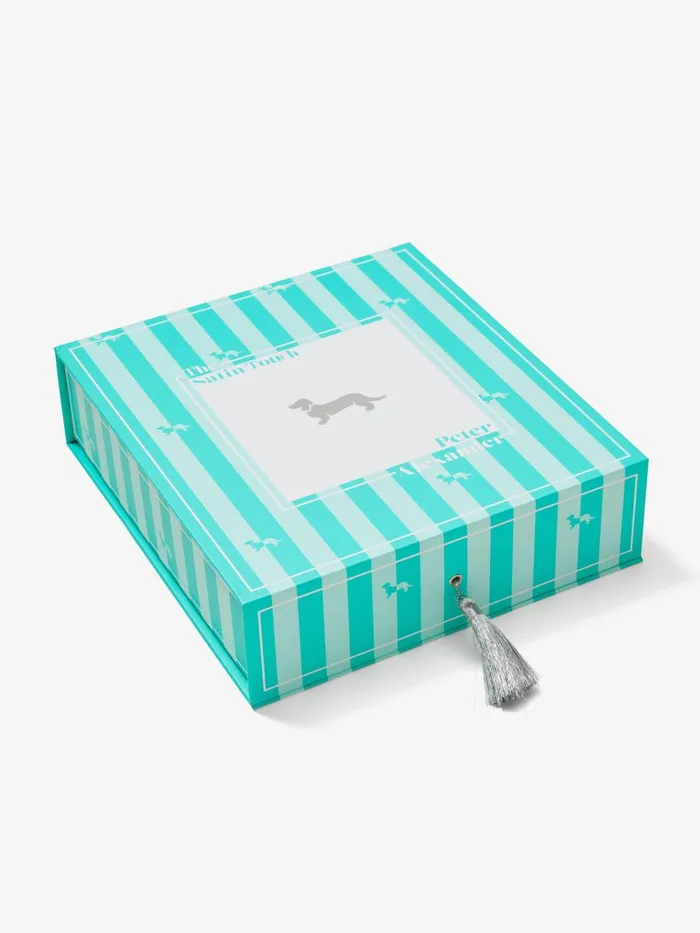 Women PA Plus Aqua Penny Stripe Chic Satin Pj Set Aqua Peter Alexander Sets and Onesies