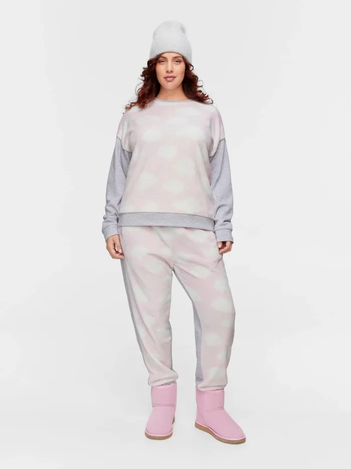 Women PA Plus Cloud Cuddle Fleece Sweater Multi Peter Alexander Online Only Styles