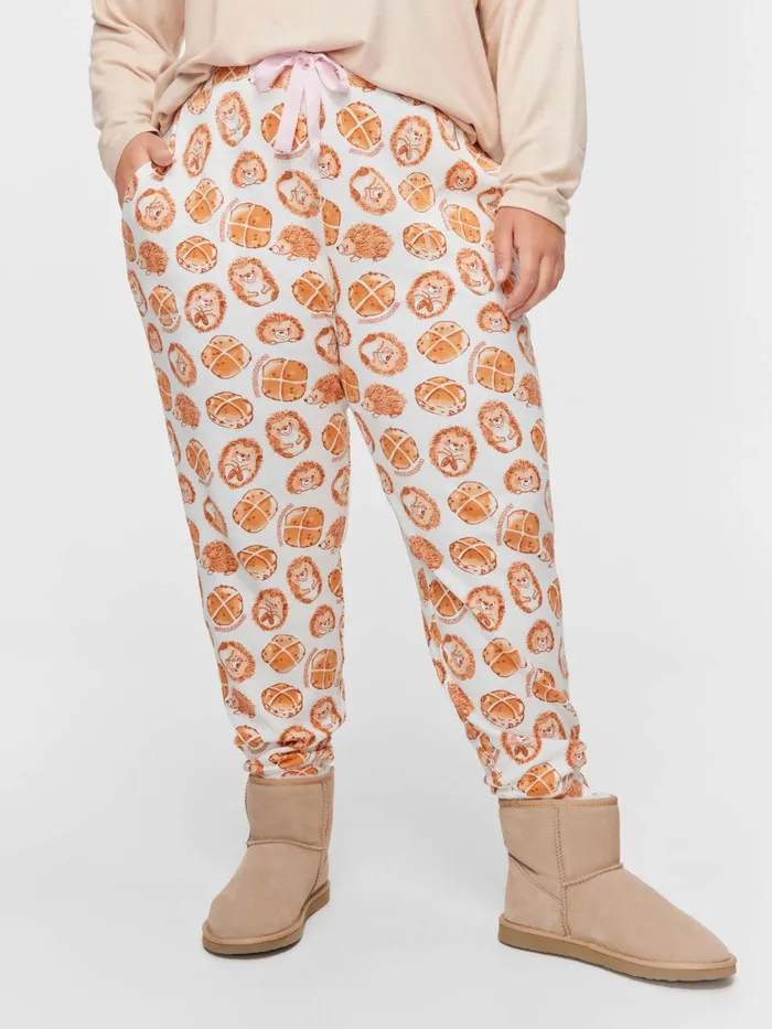 Women PA Plus Cute Buns Waffle Easy Pj Pant Multi Peter Alexander Pants