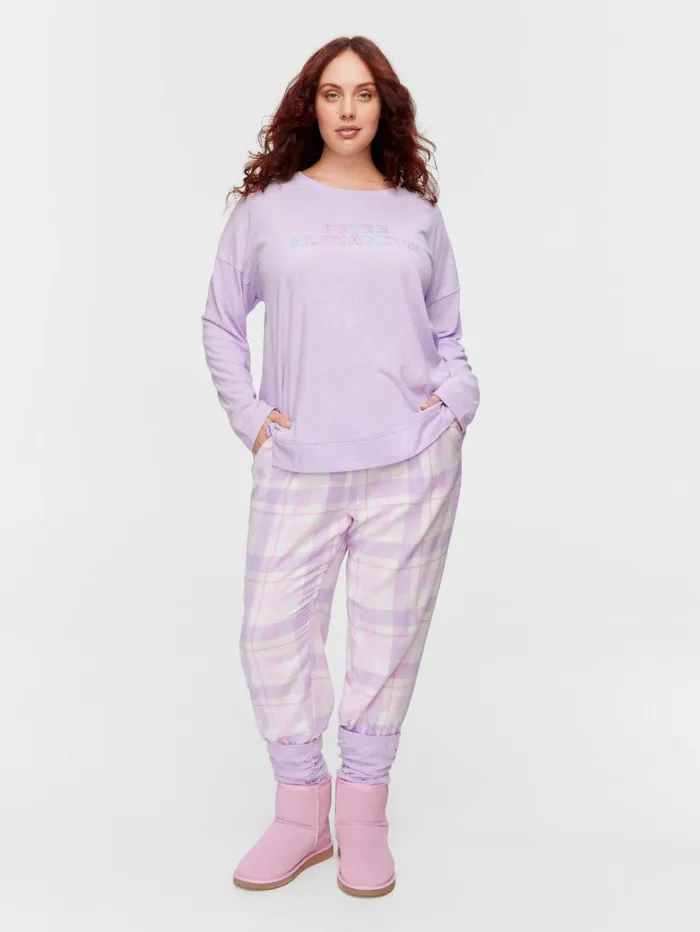 Women PA Plus Lilac Peter Alexander Logo Tee Lilac Peter Alexander Tops