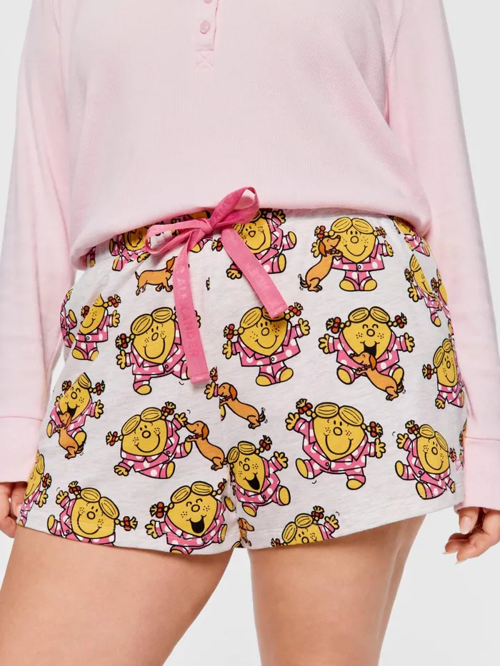 Women PA Plus Little Miss Dog Lover Mini Short Multi Peter Alexander Shorts