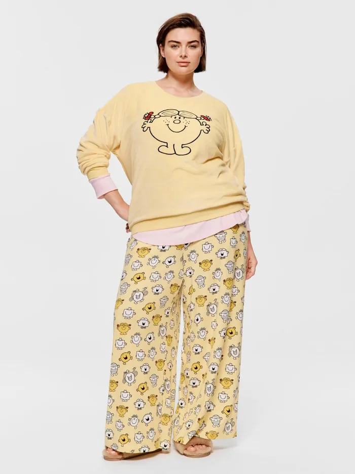 Women PA Plus Little Miss Plush Wide Leg Pj Pant Multi Peter Alexander Pants