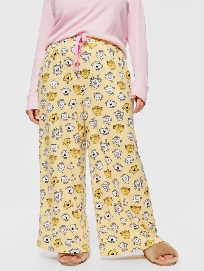 Women PA Plus Little Miss Plush Wide Leg Pj Pant Multi Peter Alexander Pants