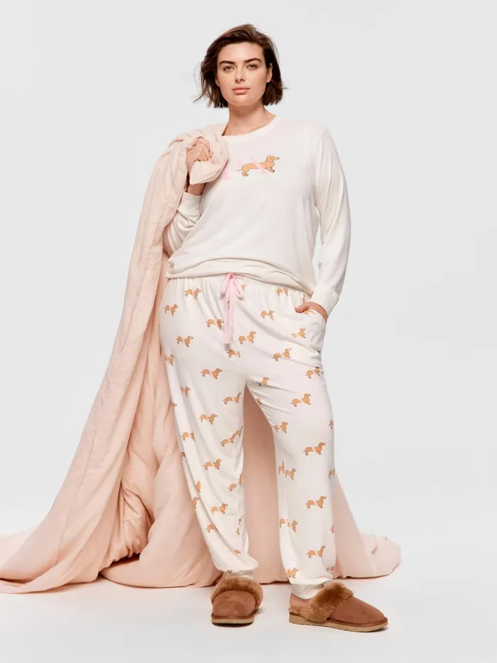 Women PA Plus Penny Plush Easy Pj Pant Multi Peter Alexander Pants