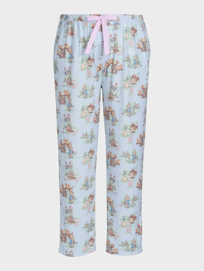 Women PA Plus Peter Rabbit Plush Tapered Pj Pant Multi Peter Alexander Pants