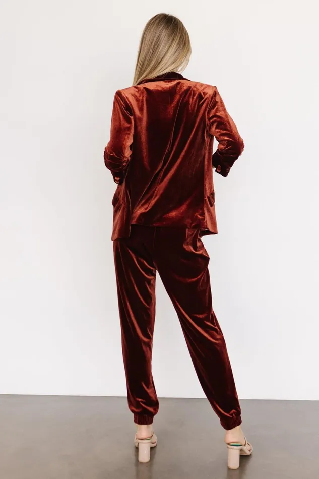 Women Pants Baltic Born Archie Velvet Jogger Pants Cinnamon Women Pants Baltic Born Archie Velvet Jogger Pants Cinnamon