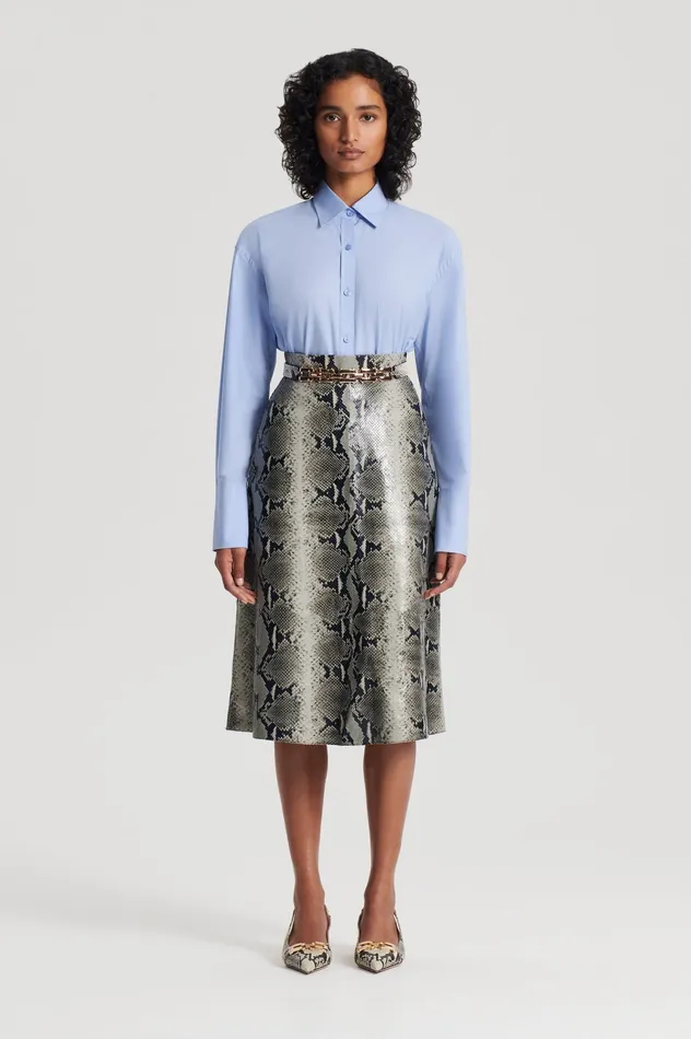 Women PARACHUTE COTTON SHIRT CORNFLOWER Tops Scanlan Theodore