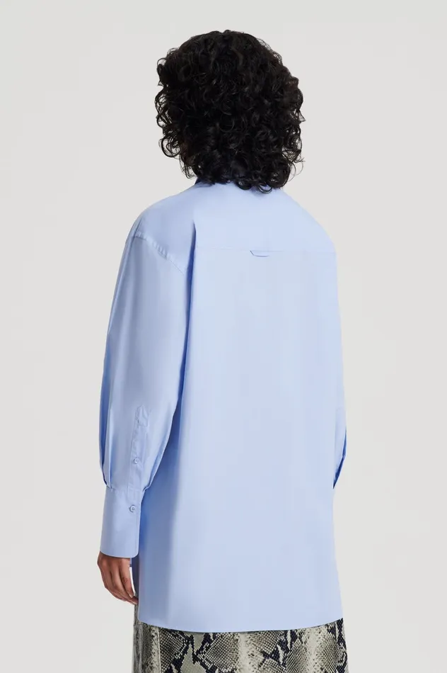 Women PARACHUTE COTTON SHIRT CORNFLOWER Tops Scanlan Theodore