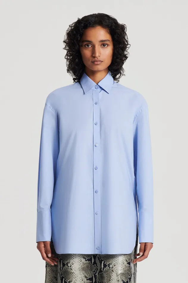 Women PARACHUTE COTTON SHIRT CORNFLOWER Tops Scanlan Theodore