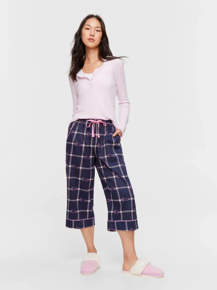 Women Penny Windowpane 34 Pj Pant Multi Peter Alexander Pants
