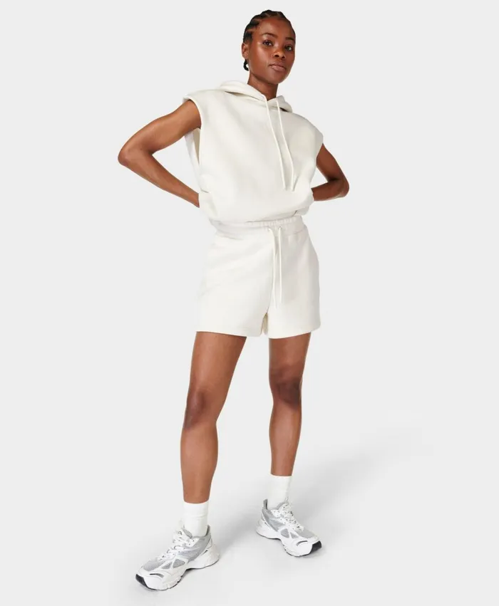 Women Powerhouse Short Lily White Sweaty Betty Shorts Skirts