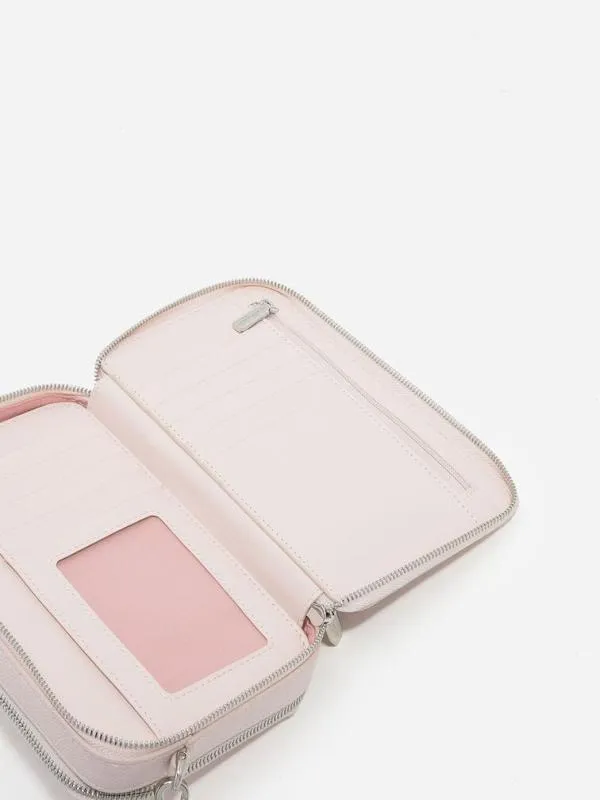 Women Quilted Boxy Long Wallet 8211 Pink CHARLES and KEITH Long Wallets
