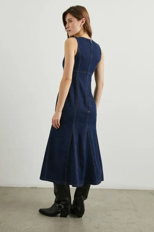 Women Rails Denim Minna Dress Rinse Indigo Women Rails Denim Minna Dress Rinse Indigo