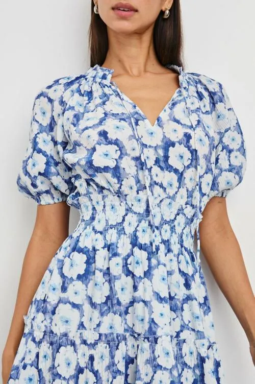 Women Rails Dresses and Rompers Fiorella Dress Blue Floral Women Rails Dresses and Rompers Fiorella Dress Blue Floral