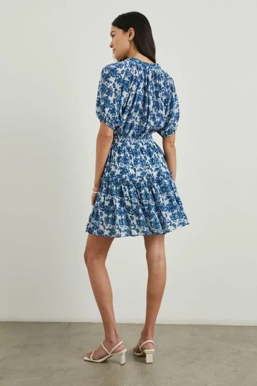 Women Rails Dresses and Rompers Fiorella Dress Chambray Floral Women Rails Dresses and Rompers Fiorella Dress Chambray Floral