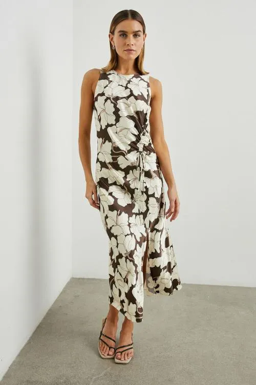 Women Rails Dresses and Rompers Gabriella Dress Mocha Floral