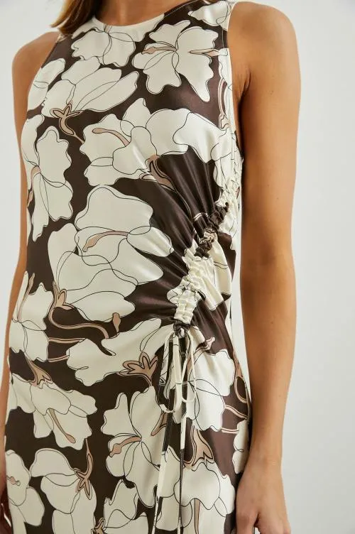 Women Rails Dresses and Rompers Gabriella Dress Mocha Floral Women Rails Dresses and Rompers Gabriella Dress Mocha Floral