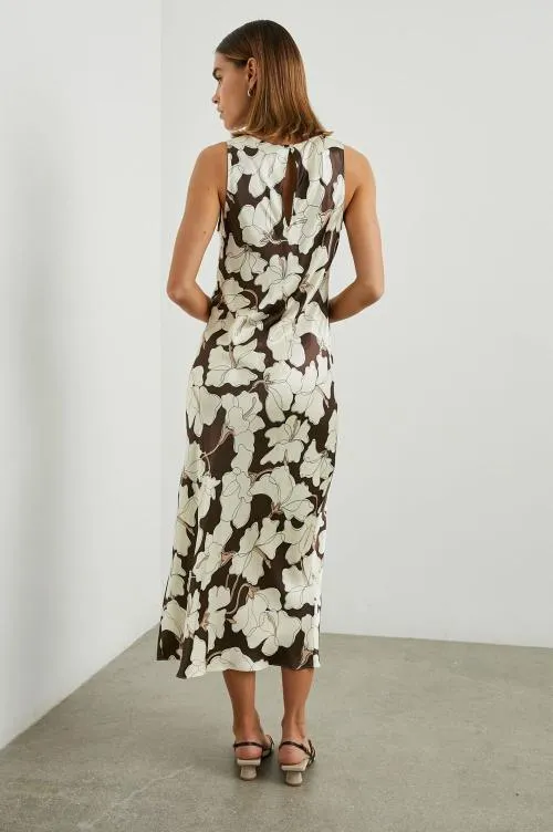 Women Rails Dresses and Rompers Gabriella Dress Mocha Floral Women Rails Dresses and Rompers Gabriella Dress Mocha Floral