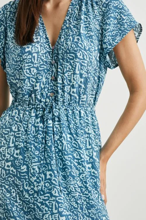 Women Rails Dresses and Rompers Kiki Dress Blue Havana Women Rails Dresses and Rompers Kiki Dress Blue Havana