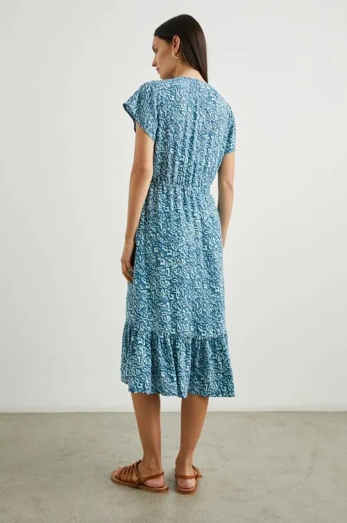 Women Rails Dresses and Rompers Kiki Dress Blue Havana Women Rails Dresses and Rompers Kiki Dress Blue Havana