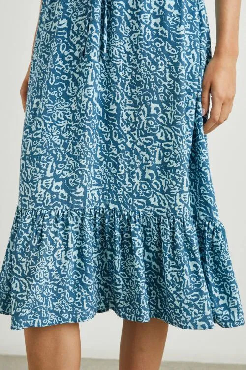 Women Rails Dresses and Rompers Kiki Dress Blue Havana Women Rails Dresses and Rompers Kiki Dress Blue Havana