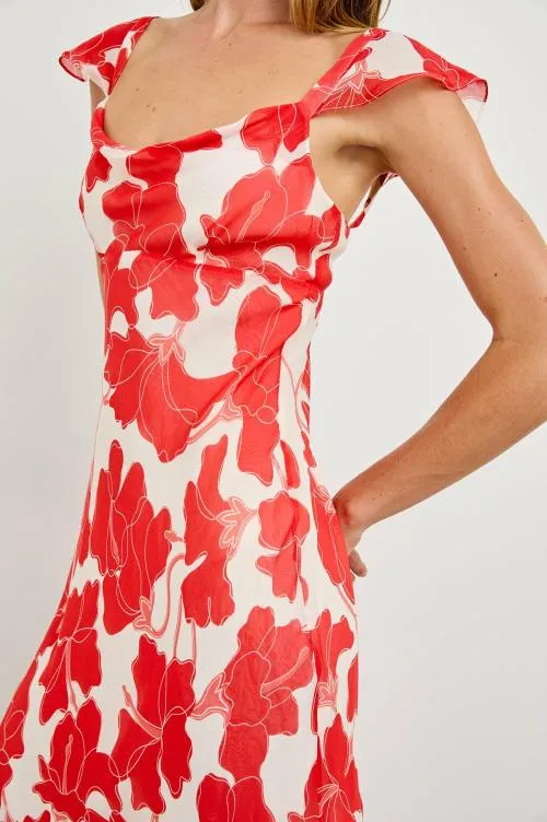 Women Rails Dresses and Rompers Marigold Dress Scarlet Hibiscus Women Rails Dresses and Rompers Marigold Dress Scarlet Hibiscus