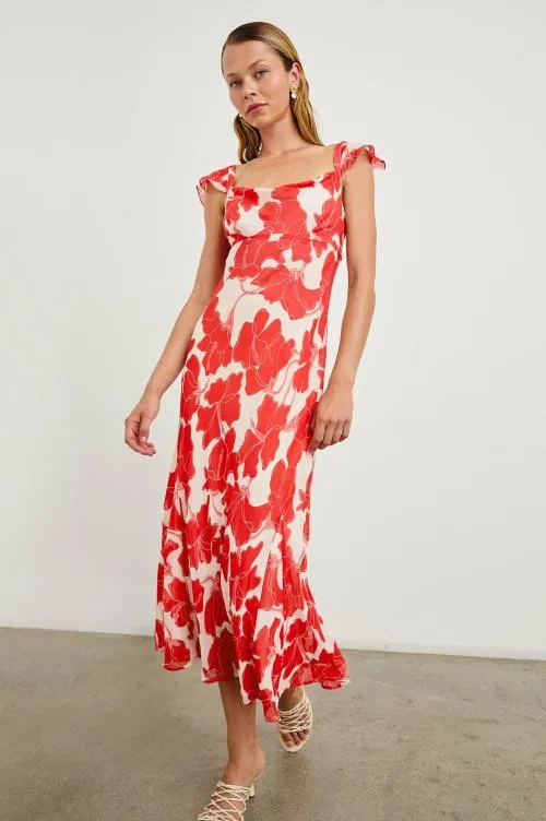 Women Rails Dresses and Rompers Marigold Dress Scarlet Hibiscus Women Rails Dresses and Rompers Marigold Dress Scarlet Hibiscus
