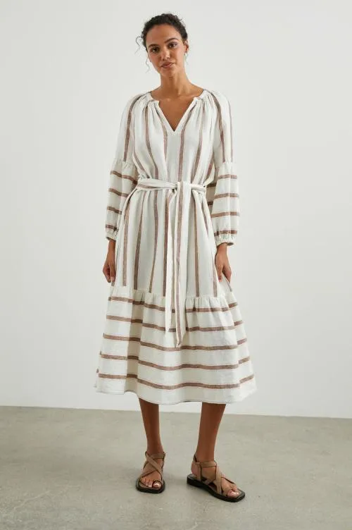Women Rails Dresses and Rompers Vittoria Dress Coconut Stripe