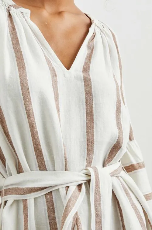 Women Rails Dresses and Rompers Vittoria Dress Coconut Stripe Women Rails Dresses and Rompers Vittoria Dress Coconut Stripe
