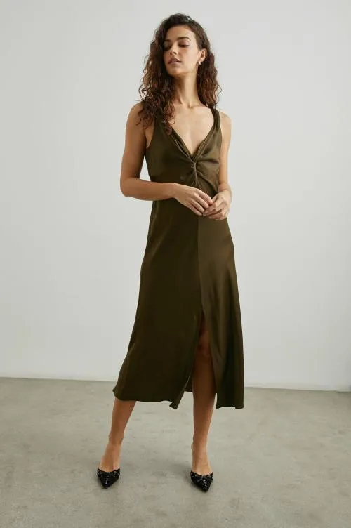 Women Rails Dresses and Rompers Viviana Dress Dark Moss Women Rails Dresses and Rompers Viviana Dress Dark Moss
