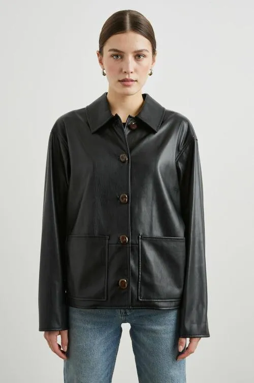 Women Rails Jackets and Coats Haisley Jacket Black Women Rails Jackets and Coats Haisley Jacket Black
